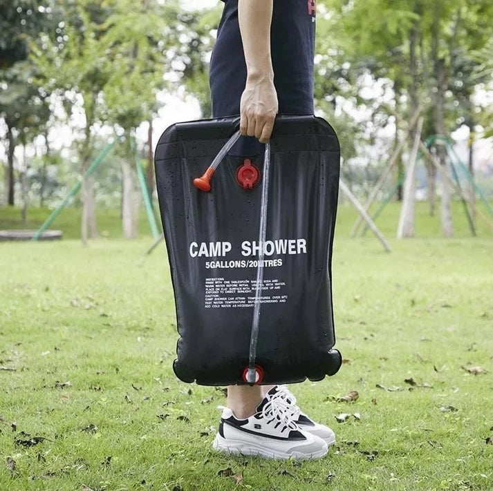 1+1 GRATIS: Ducha Solar Portátil para Camping de 20L