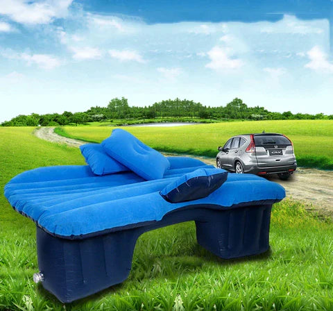 🔥¡LIQUIDACIÓN DE STOCK!🔥 Colchón Inflable para Coche, Fácil de Inflar, Incluye 2 Almohadas + REGALO Bomba de Aire