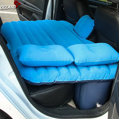 🔥¡LIQUIDACIÓN DE STOCK!🔥 Colchón Inflable para Coche, Fácil de Inflar, Incluye 2 Almohadas + REGALO Bomba de Aire